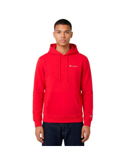 Bluza męska champion hooded sweatshirt czerwona 221791 rs067