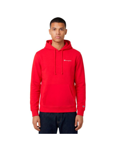 Bluza męska champion hooded sweatshirt czerwona 221791 rs067