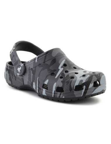 Crocs classic camouflage clog k black/slate grey 211879-0dd