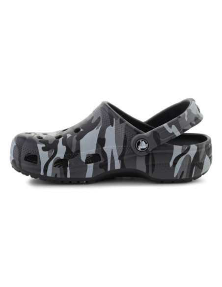 Crocs classic camouflage clog k black/slate grey 211879-0dd