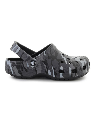 Crocs classic camouflage clog k black/slate grey 211879-0dd