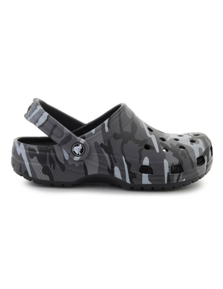 Crocs classic camouflage clog k black/slate grey 211879-0dd