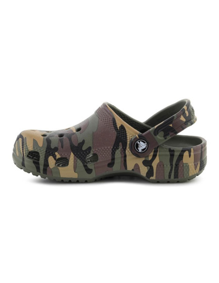 Crocs classic camouflage clog k army green/multi 211879-3tc