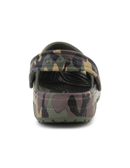 Crocs classic camouflage clog k army green/multi 211879-3tc