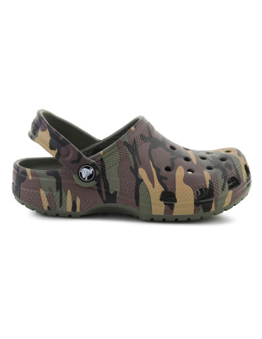 Crocs classic camouflage clog k army green/multi 211879-3tc