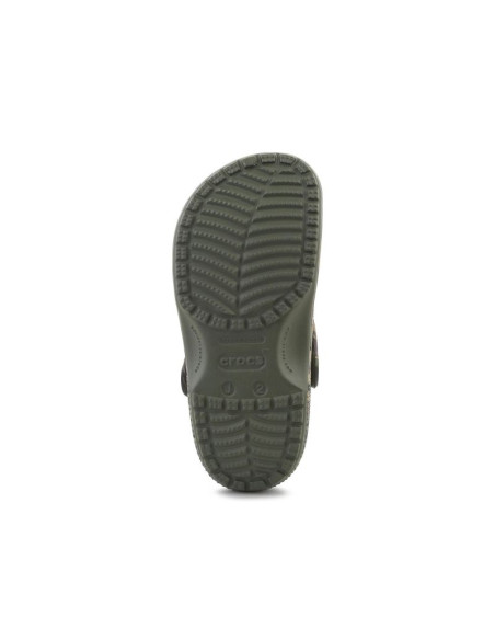 Crocs classic camouflage clog k army green/multi 211879-3tc