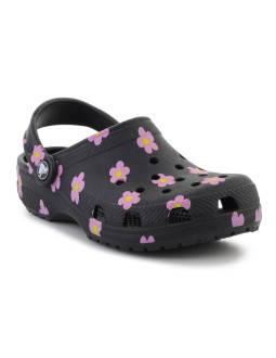 Crocs classic flowerr clog k black 212670-001