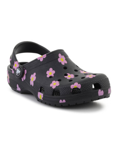 Crocs classic flowerr clog k black 212670-001