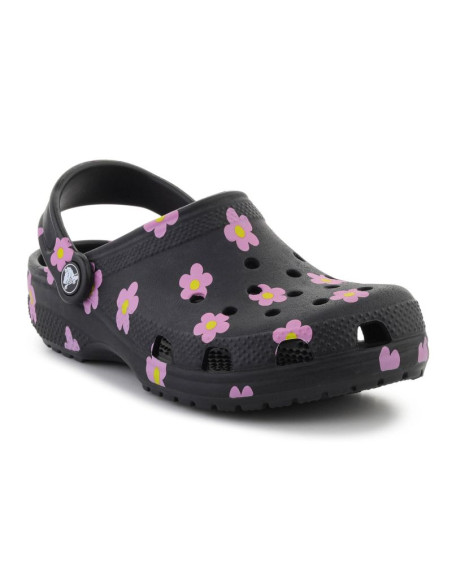 Crocs classic flowerr clog k black 212670-001