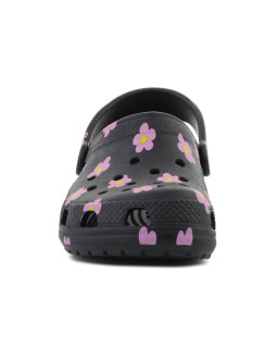 Crocs classic flowerr clog k black 212670-001 2