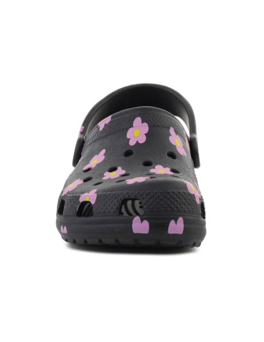 Crocs classic flowerr clog k black 212670-001