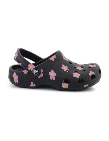 Crocs classic flowerr clog k black 212670-001