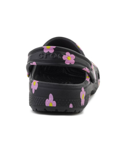 Crocs classic flowerr clog k black 212670-001