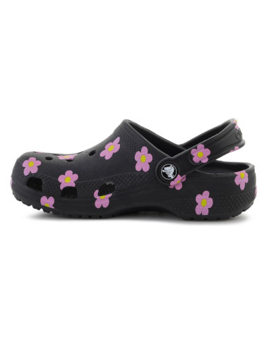 Crocs classic flowerr clog k black 212670-001