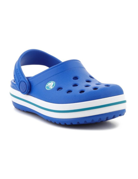 Crocs crocband kids clog t blue bolt/turbo teal 207005-4pi