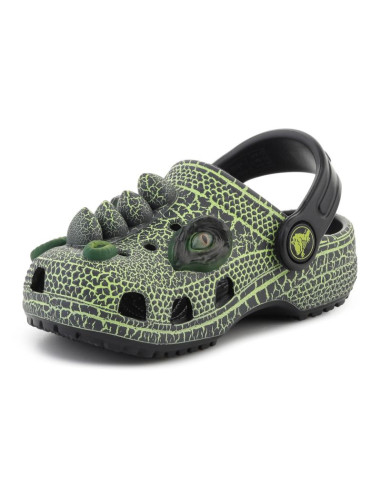 Crocs classic iam scary dino clog t kids black 211372-001