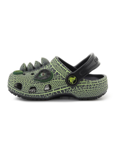 Crocs classic iam scary dino clog t kids black 211372-001