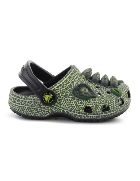 Crocs classic iam scary dino clog t kids black 211372-001