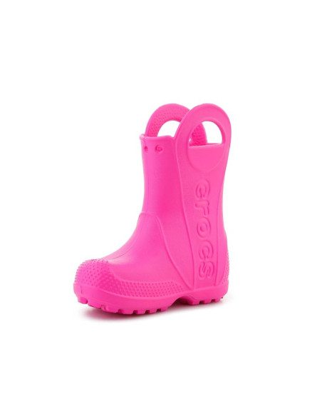 Crocs handle it rain boot kids t pink crush 211056-6tw