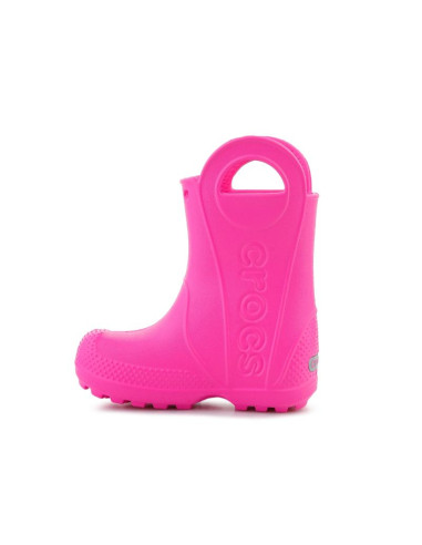 Crocs handle it rain boot kids t pink crush 211056-6tw