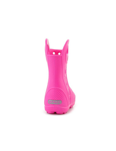 Crocs handle it rain boot kids t pink crush 211056-6tw