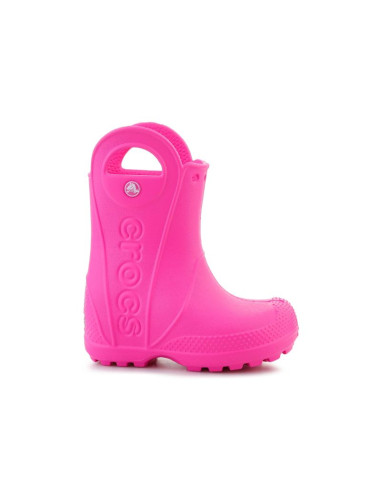 Crocs handle it rain boot kids t pink crush 211056-6tw
