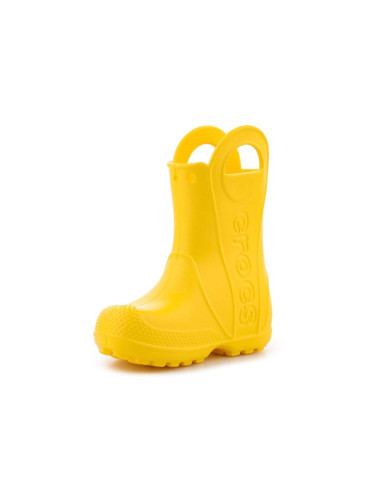 Crocs handle it rain boot kids t yellow 211056-730