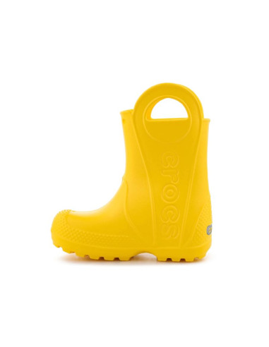 Crocs handle it rain boot kids t yellow 211056-730