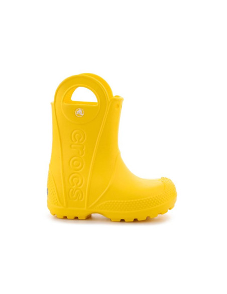 Crocs handle it rain boot kids t yellow 211056-730