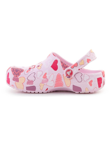 Crocs classic vday clog kids pink milk/hearts 209754-7ci