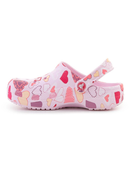 Crocs classic vday clog kids pink milk/hearts 209754-7ci