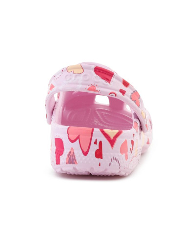 Crocs classic vday clog kids pink milk/hearts 209754-7ci
