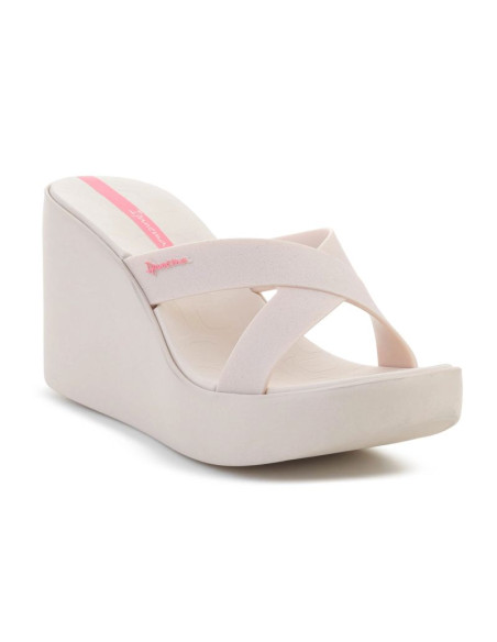 Ipanema high fashion ii slide fem beige/glitter/pink 83646-bo701