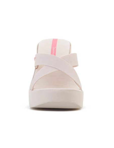 Ipanema high fashion ii slide fem beige/glitter/pink 83646-bo701