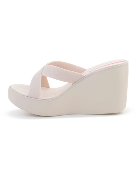 Ipanema high fashion ii slide fem beige/glitter/pink 83646-bo701