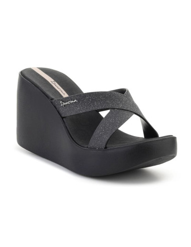 Ipanema high fashion ii slide fem black/glitter/beige 83646-bq589