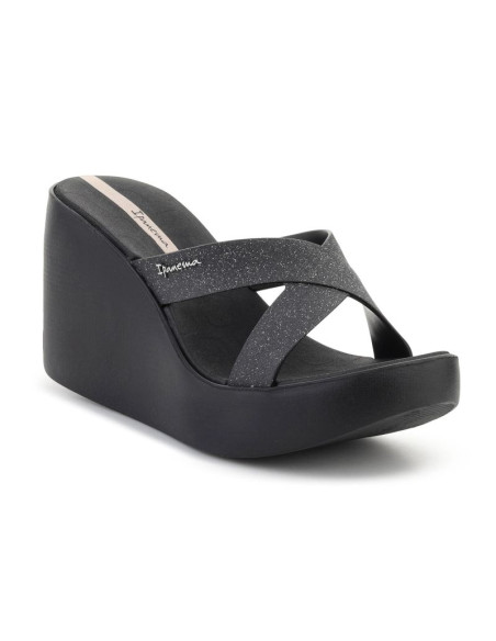 Ipanema high fashion ii slide fem black/glitter/beige 83646-bq589