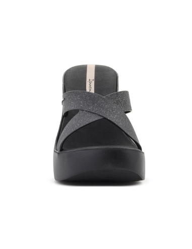 Ipanema high fashion ii slide fem black/glitter/beige 83646-bq589
