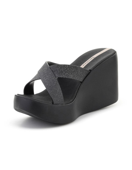 Ipanema high fashion ii slide fem black/glitter/beige 83646-bq589