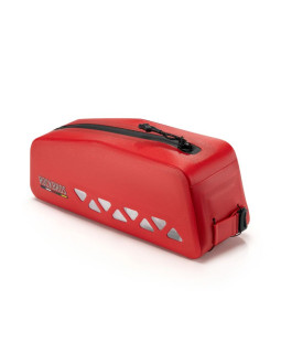 Torba rowerowa rockbros road to sky as-142 na ramę wodoodporna 1l - czerwona