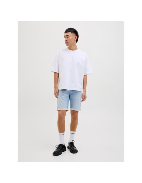 Jack&jones męskie krótkie spodnie jjirick jjicon i.k. shorts ge 118 sn 12269609 blue denim
