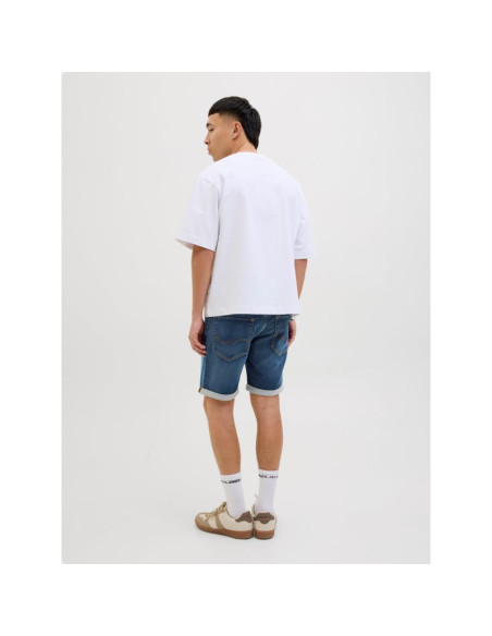 Jack&jones kótkie spodenki jjirick jjicon i.k. shorts ge 132 sn 12269605 blue denim