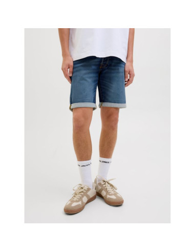 Jack&jones kótkie spodenki jjirick jjicon i.k. shorts ge 132 sn 12269605 blue denim