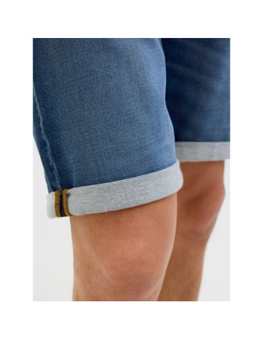 Jack&jones kótkie spodenki jjirick jjicon i.k. shorts ge 132 sn 12269605 blue denim