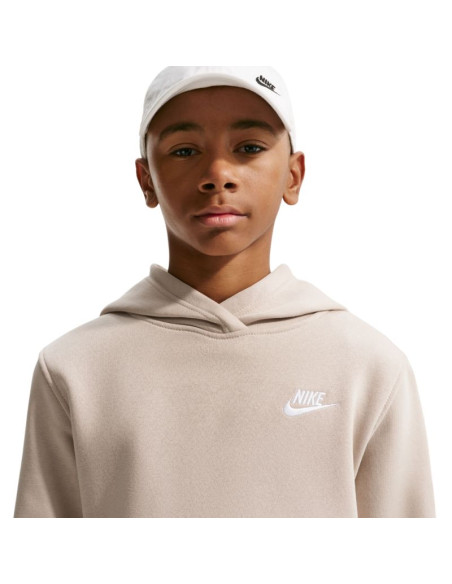 Bluza dla dzieci nike sportswear club fleece beżowa fd3000 236