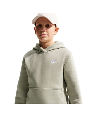 Bluza dla dzieci nike sportswear club fleece jasnozielona fd3000 304