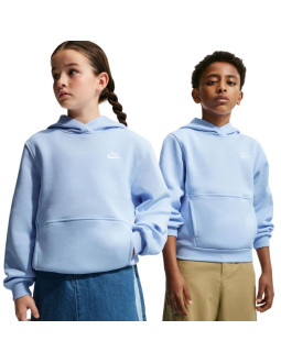 Bluza dla dzieci nike sportswear club fleece błękitna fd3000 408