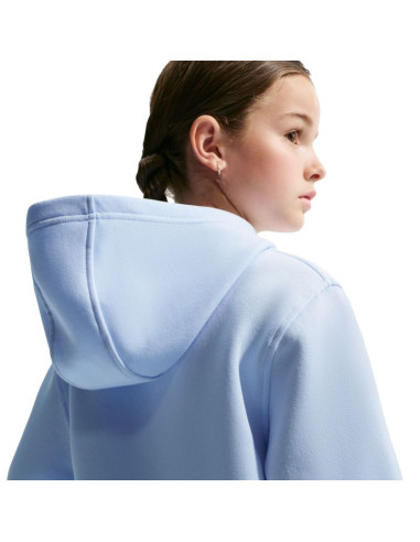Bluza dla dzieci nike sportswear club fleece błękitna fd3000 408