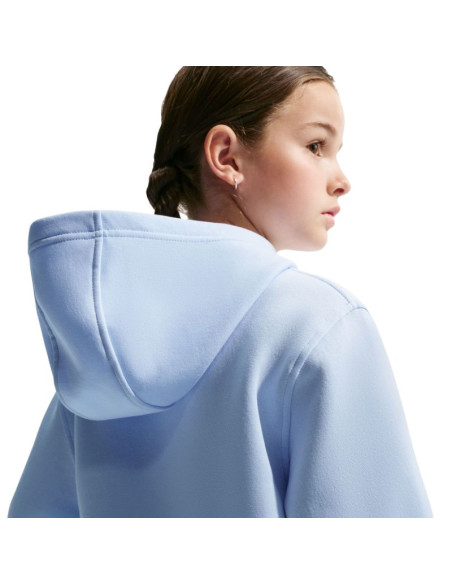 Bluza dla dzieci nike sportswear club fleece błękitna fd3000 408