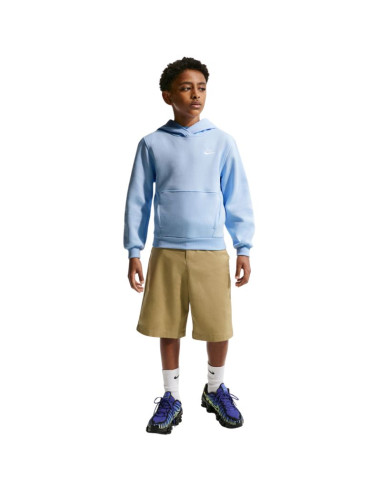 Bluza dla dzieci nike sportswear club fleece błękitna fd3000 408